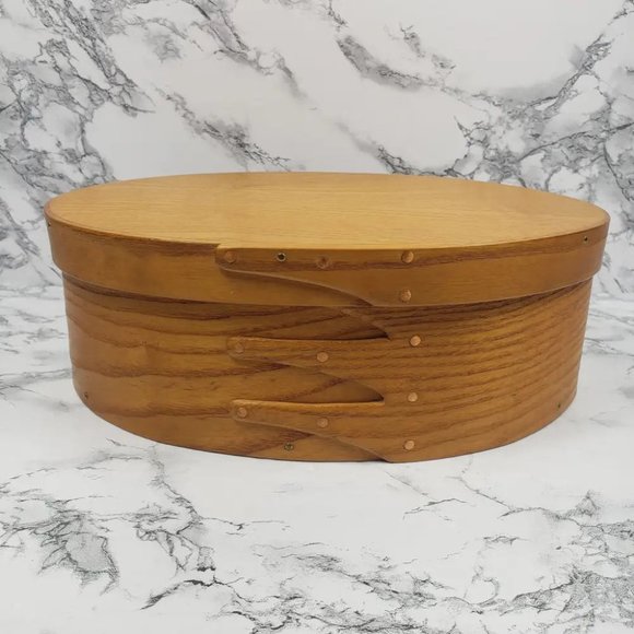 Shaker Box Jefferson Woodworking Smithsonian Shops Vintage - Picture 2 of 9
